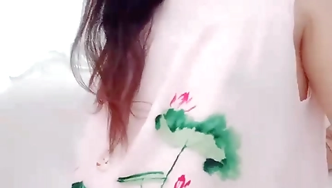 Slim Asian guy fucks his beautiful girlfriend in lingerie on camera