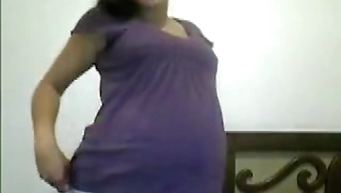 Pregnant immature strips for me on cam